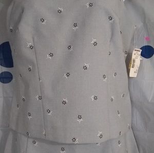 NWT Junior size 5/6 DBY 2 PIECE TOP AND SKIRT